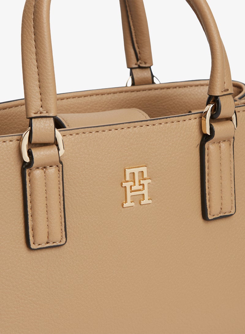 TOMMY HILFIGER TH Monogram Crossbody Tote Bag - Image 4